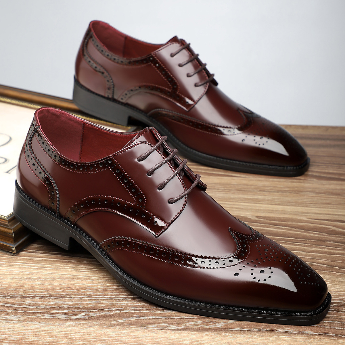 Stirling | Leather Brogue Formal Dress Shoes