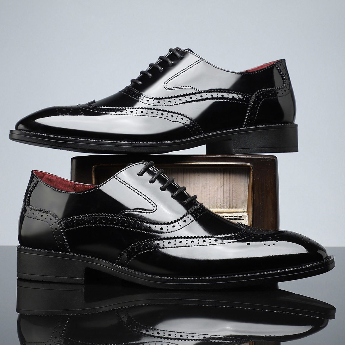 Stirling | Leather Brogue Formal Dress Shoes