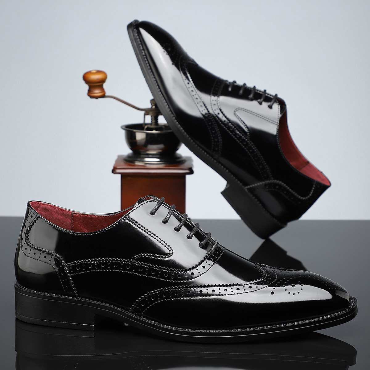 Stirling | Leather Brogue Formal Dress Shoes