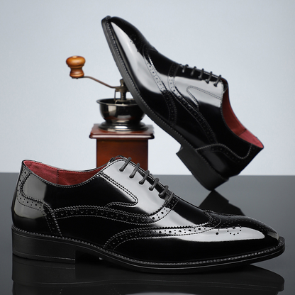 Stirling | Leather Brogue Formal Dress Shoes