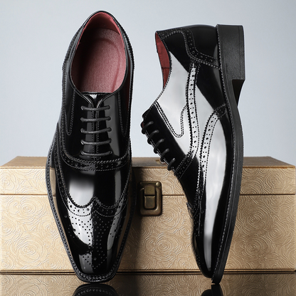 Stirling | Leather Brogue Formal Dress Shoes