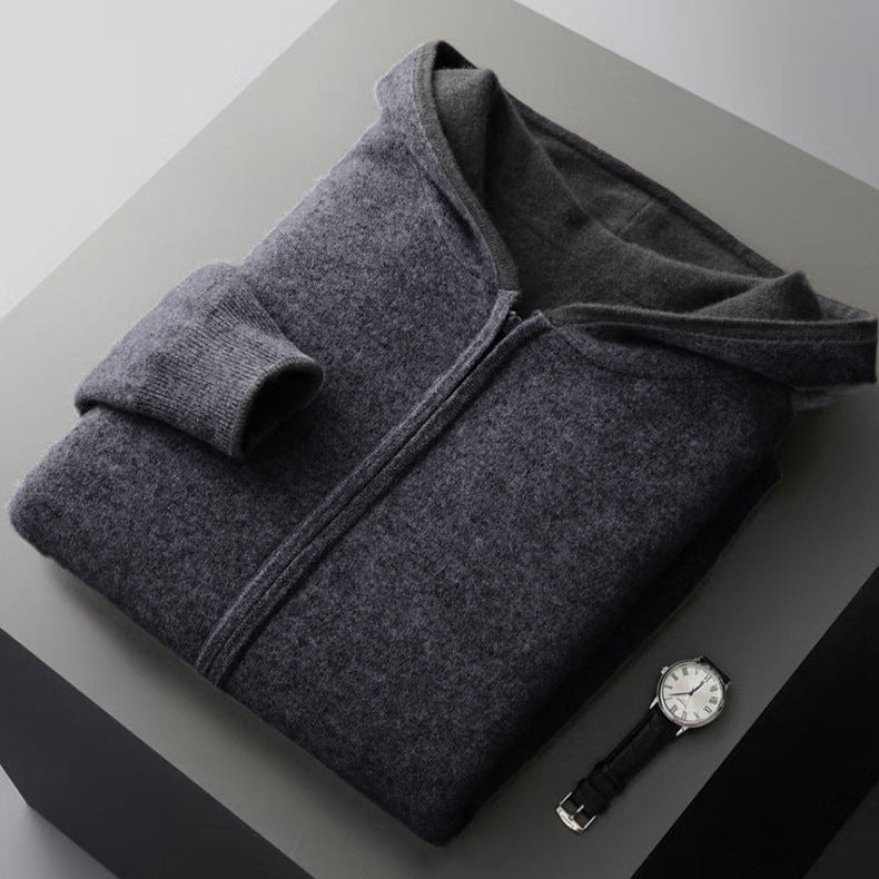 Cyrus | Luxurious Reversible Cashmere Hoodie for Winter