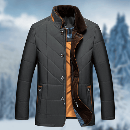 Victor | Men's Diamond-Quilted Puffer Jacket for Winter