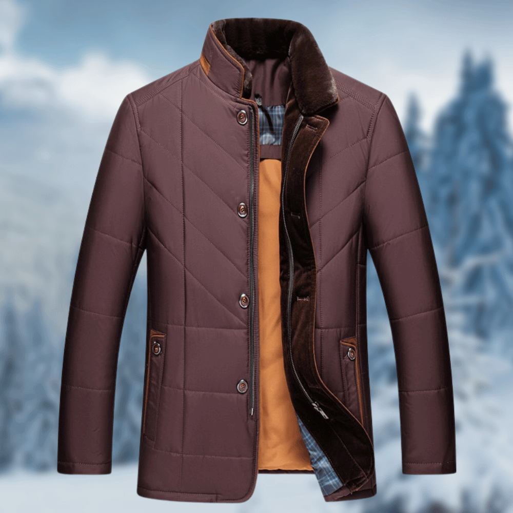 Victor | Men's Diamond-Quilted Puffer Jacket for Winter