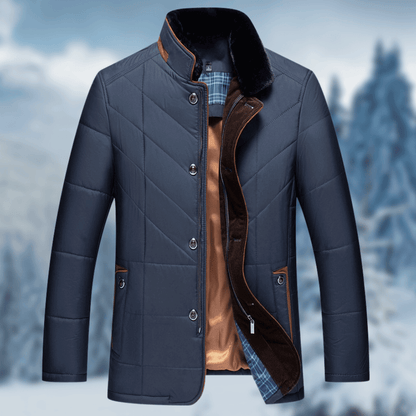 Victor | Men's Diamond-Quilted Puffer Jacket for Winter