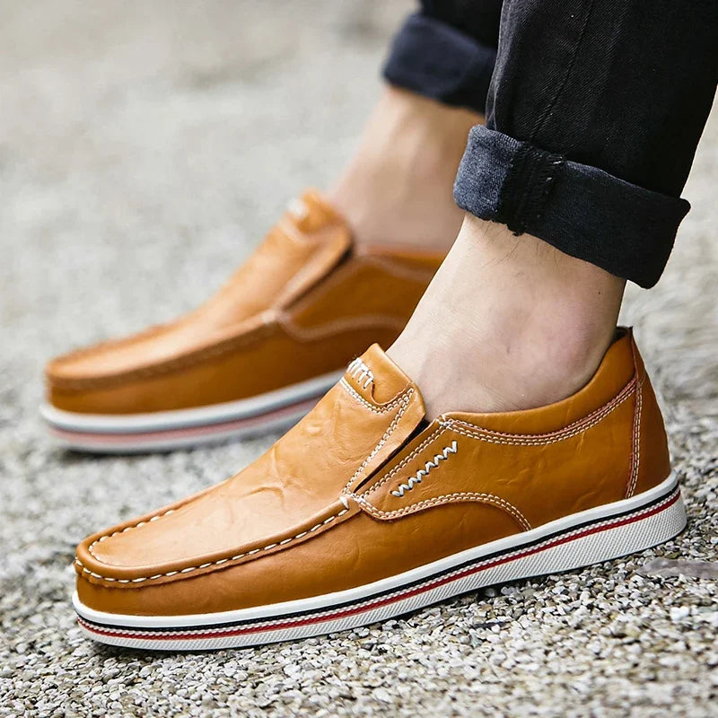 Elliot | Men's Stylish Stitched Slip-On Loafers