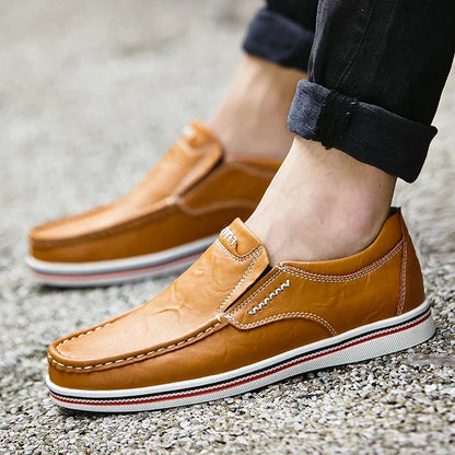 Elliot | Men's Stylish Stitched Slip-On Loafers