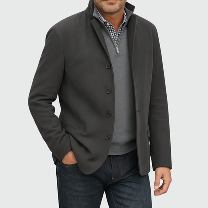 Joseph | Men's Suede-Style Button-Up Jacket