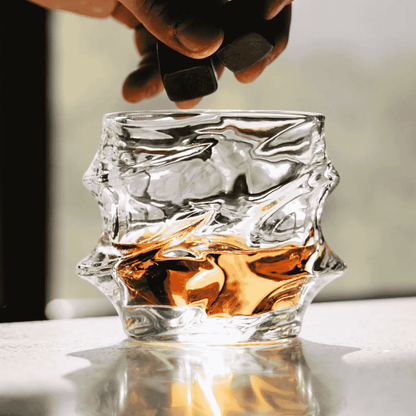Elegant Crystal Whisky Glass with Intricate Design for Enhanced Tasting Experience