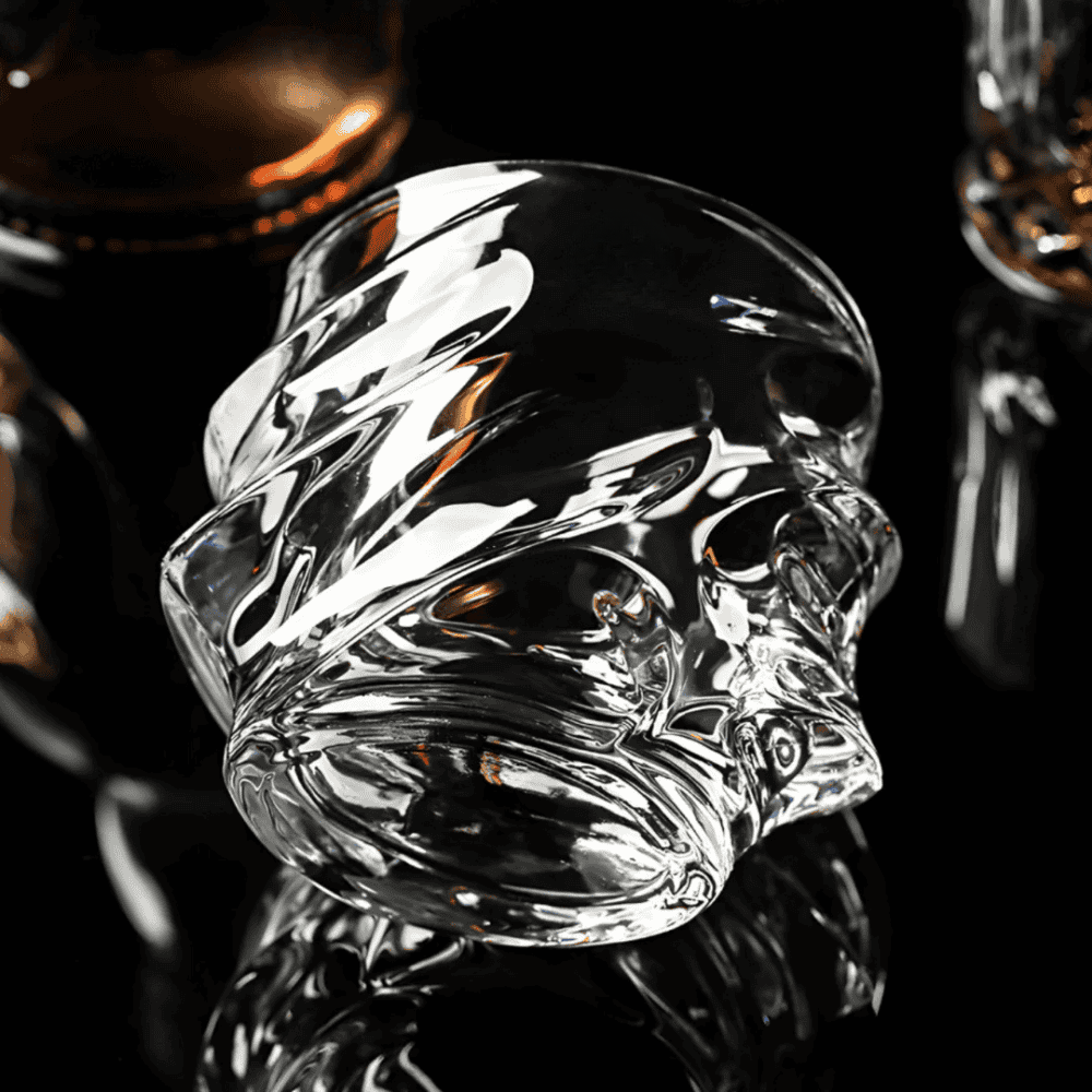 Elegant Crystal Whisky Glass with Intricate Design for Enhanced Tasting Experience