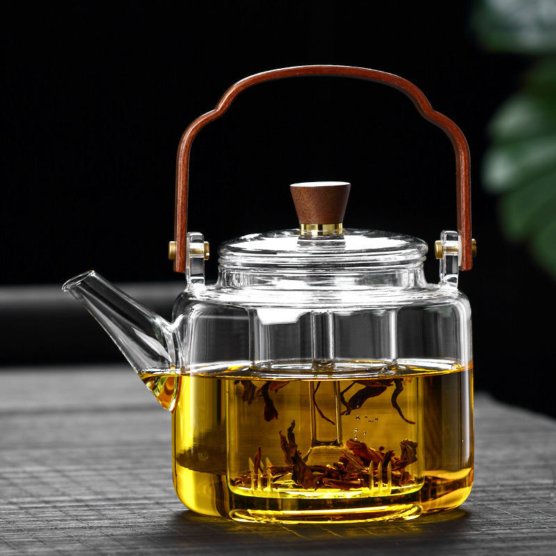 Elegant Glass Teapot with Infuser for Perfect Brewing Experience