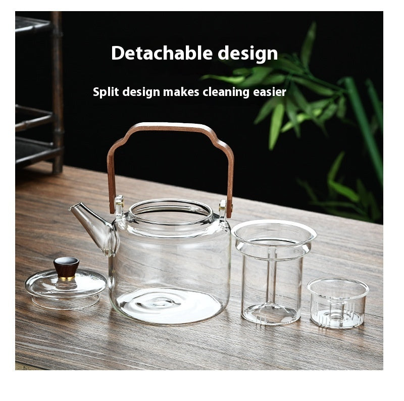 Elegant Glass Teapot with Infuser for Perfect Brewing Experience