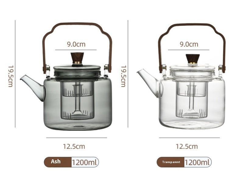 Elegant Glass Teapot with Infuser for Perfect Brewing Experience