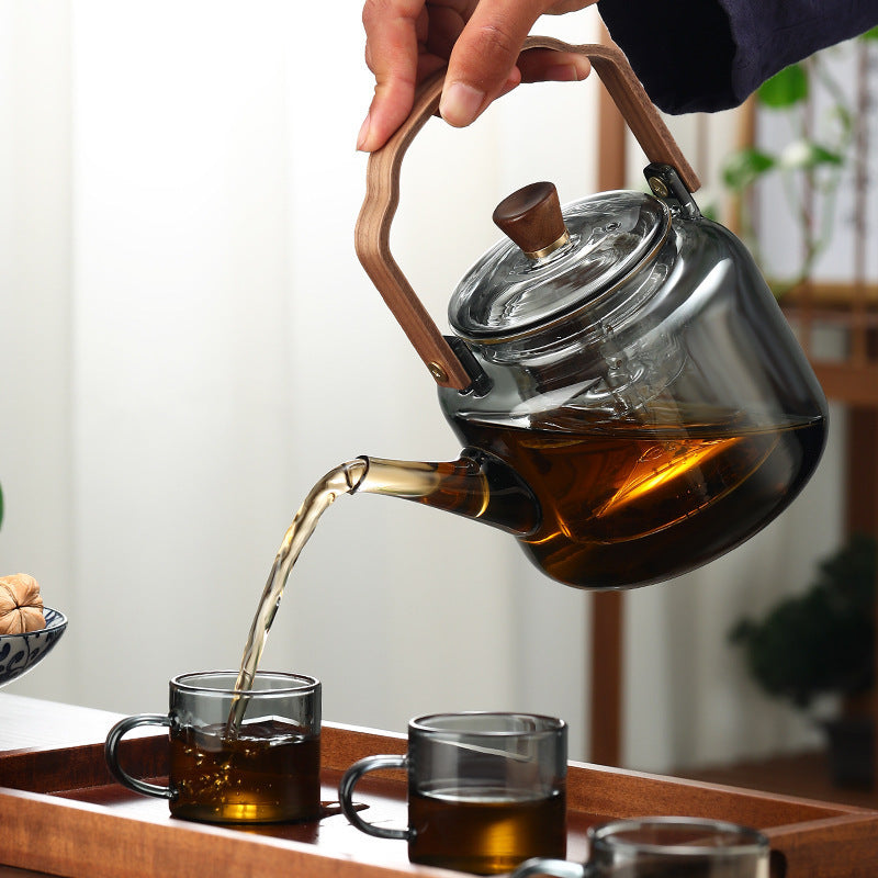Elegant Glass Teapot with Infuser for Perfect Brewing Experience