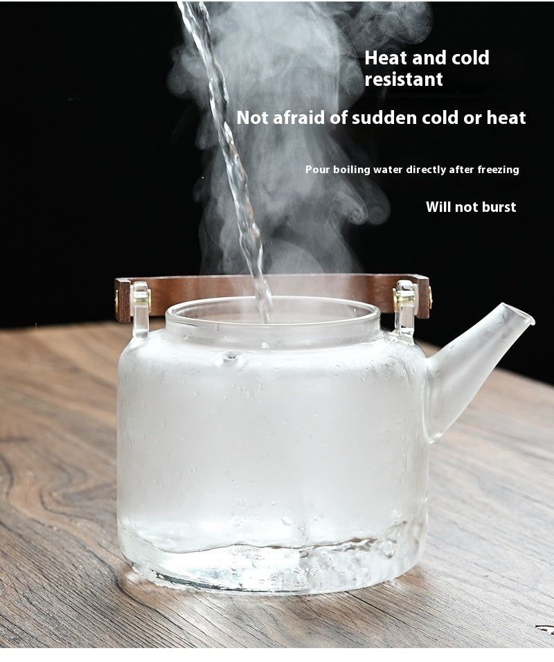 Elegant Glass Teapot with Infuser for Perfect Brewing Experience
