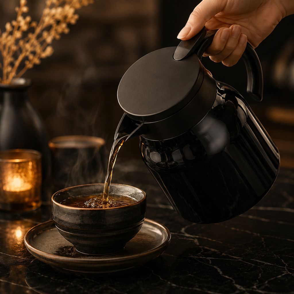 Elegant Insulated Teapot with Built-in Infuser | 800ml Capacity for Optimal Temperature Control