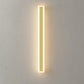 Elegant Linear Outdoor Wall Light with Dimmable LED and IP65 Rating | Modern Golden Design for Stylish Exteriors
