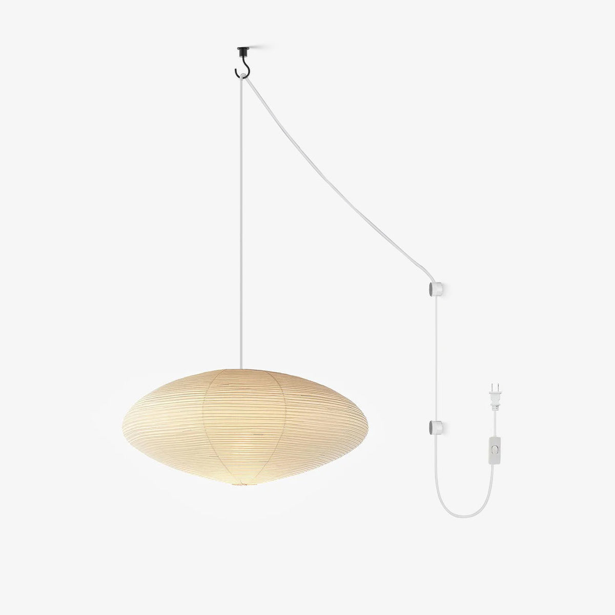 Elegant Paper Lantern Pendant Light | Japanese-Inspired Design for Soft Ambient Illumination