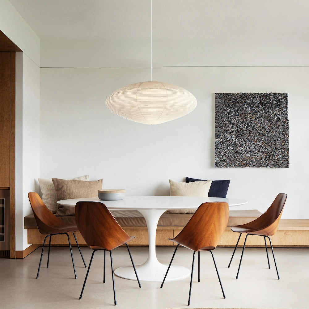 Elegant Paper Lantern Pendant Light | Japanese-Inspired Design for Soft Ambient Illumination