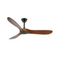 Elegant Wooden Ceiling Fan with Remote Control | Modern Design for Comfort