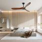 Elegant Wooden Ceiling Fan with Remote Control | Modern Design for Comfort