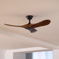 Elegant Wooden Ceiling Fan with Remote Control | Modern Design for Comfort