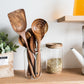 Elegant Wooden Cooking Utensil Set - photo 4