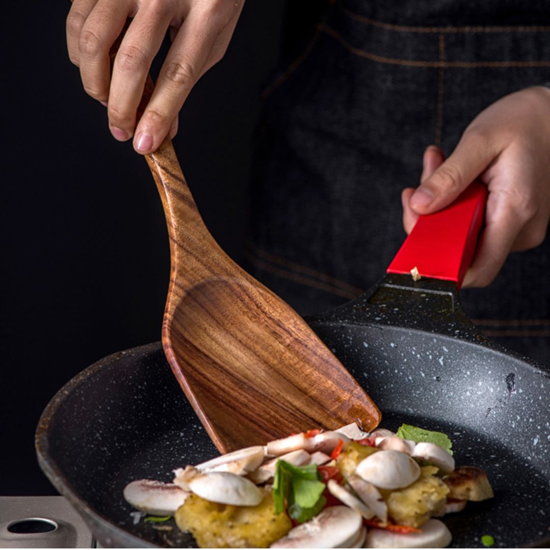 Elegant Wooden Cooking Utensil Set - photo 5