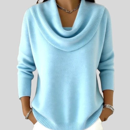 Ozara | Women's Soft Ribbed Knit Jumper