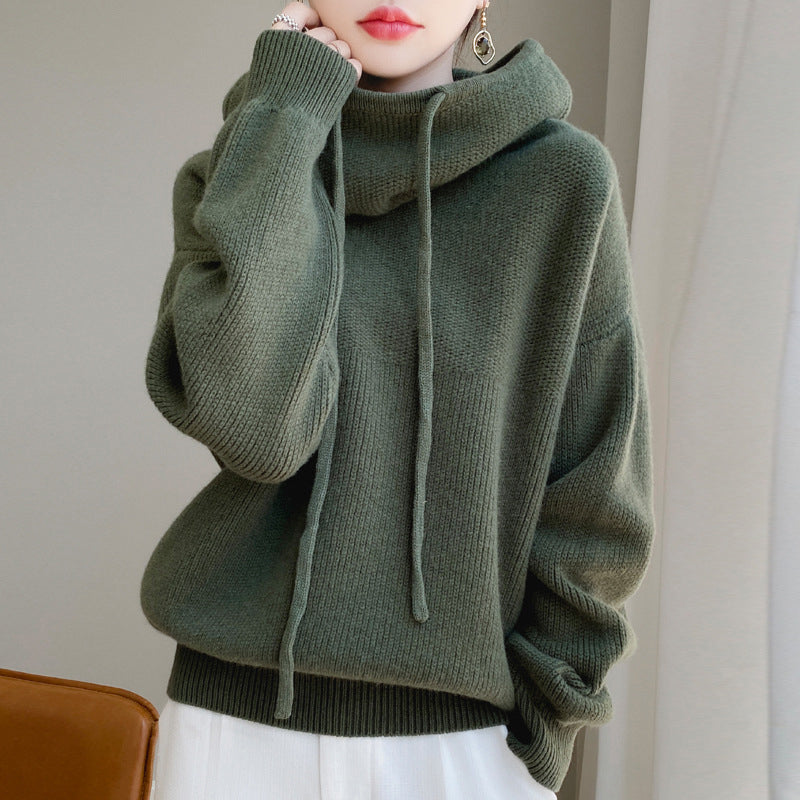 Serena | Women's Oversized Hooded Jumper for Winter
