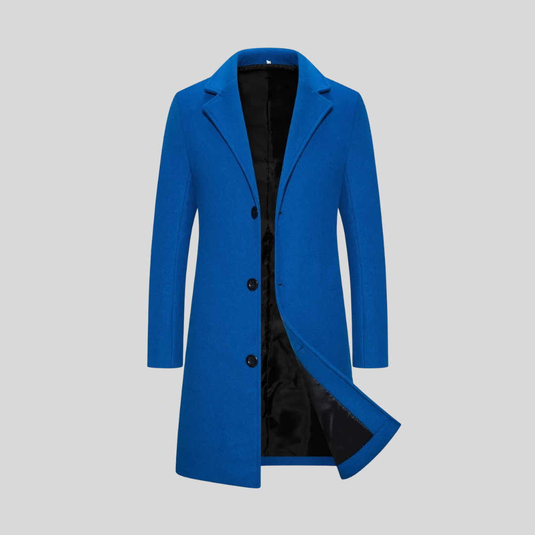 Freddie | Men's Elegant Long Coat for Winter