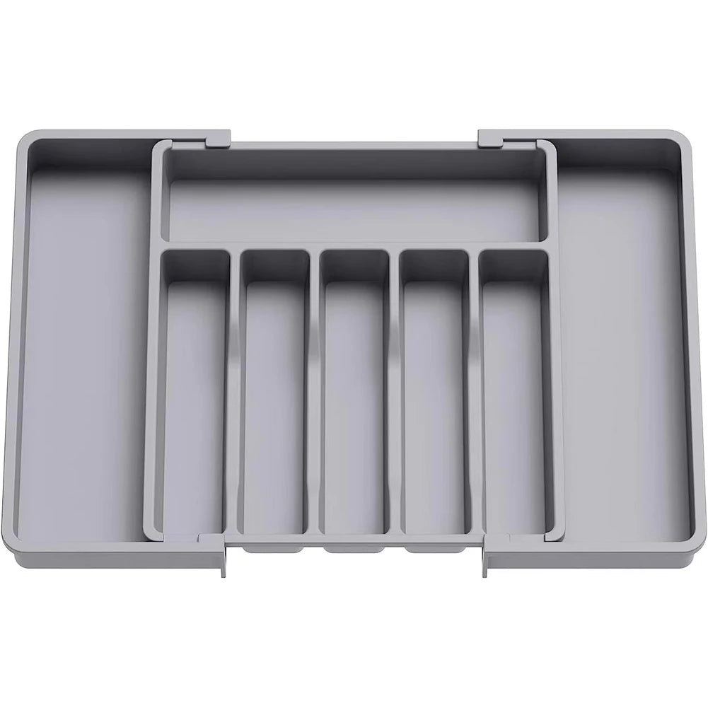 Expandable Kitchen Drawer Organizer | 8-Compartment Cutlery Tray for Efficient Utensil Management - photo 3