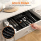 Expandable Kitchen Drawer Organizer | 8-Compartment Cutlery Tray for Efficient Utensil Management