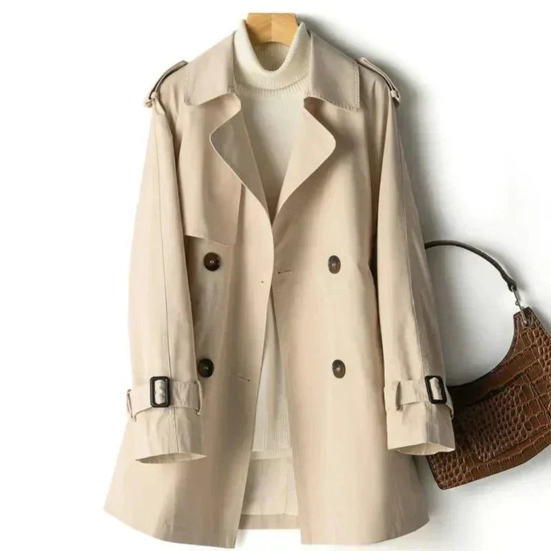 Reba | Women's Elegant Double-Breasted Trench Coat