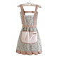 Floral Kitchen Apron | Durable Cooking Apron with Adjustable Ties | Full Coverage for Effortless Cooking and Baking - photo 2