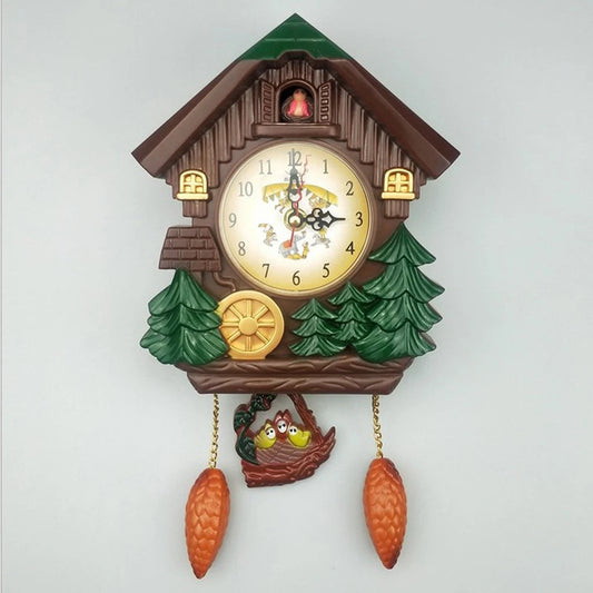 Forest Cuckoo Clock | Vintage Wall Clock with Authentic Cuckoo Sound | Enchanting Home Decor for Imagination