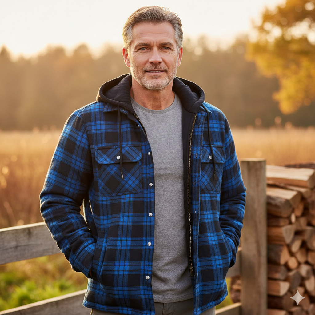 George | Men's Classic Wool-Blend Coat for Winter