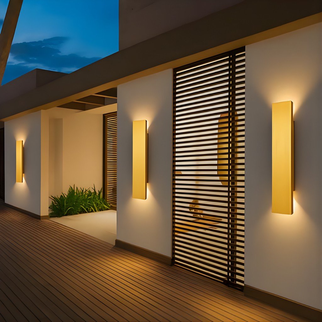 Golden Collection | Outdoor Wall Light with IP65 Rating & Energy-Efficient LED | Stylish Lantern for Garden and Patio