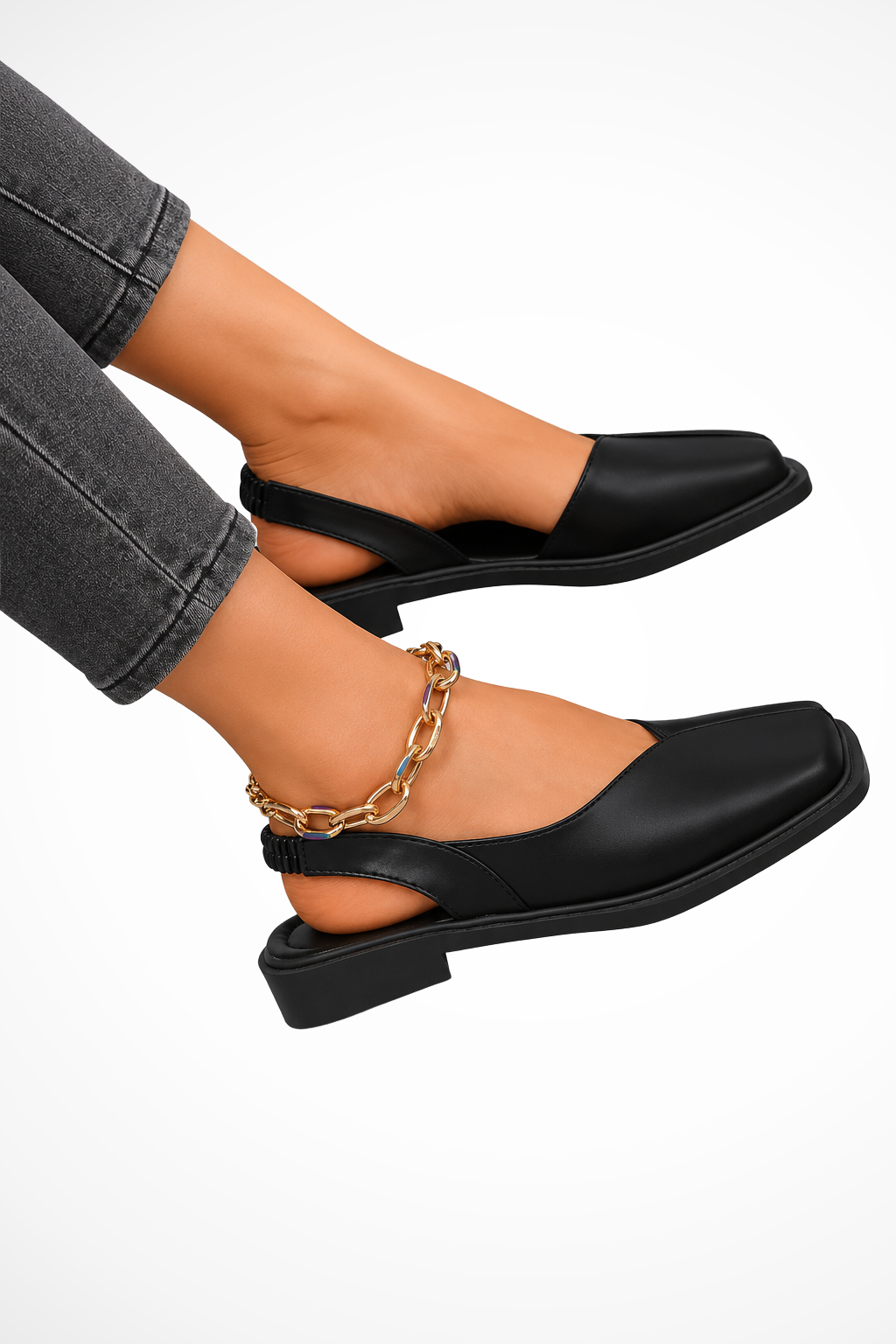Margot | Women's Square-Toe Slingback Flats