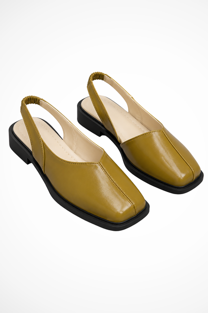 Margot | Women's Square-Toe Slingback Flats