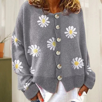 Sandy | Women's Elegant Button-Down Cardigan for Winter