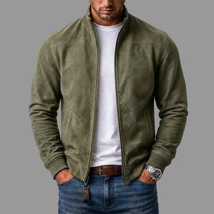 Samuel | Men's Suede Bomber Jacket