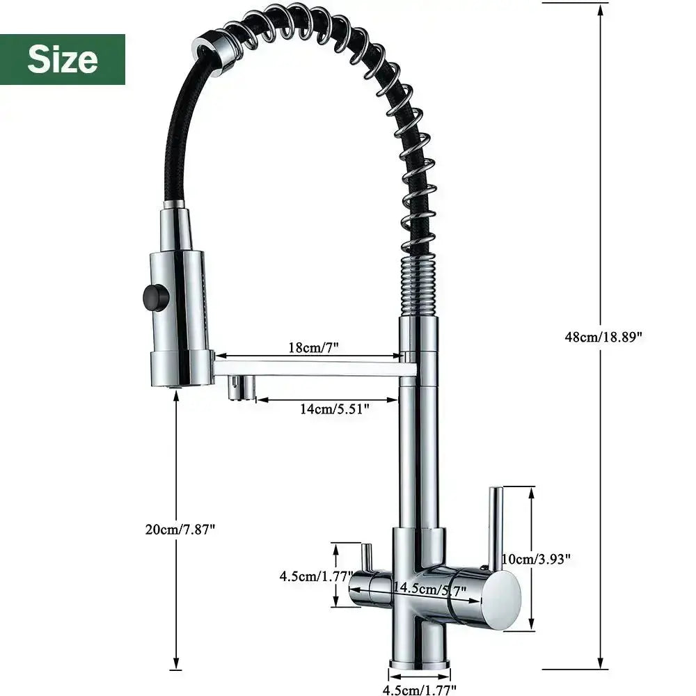 Harmony | Kitchen Mixer Tap with Smooth Pull-Down Spray Head