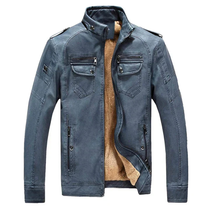 Darren | Men's Slim-Fit Biker Jacket