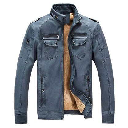 Darren | Men's Slim-Fit Biker Jacket