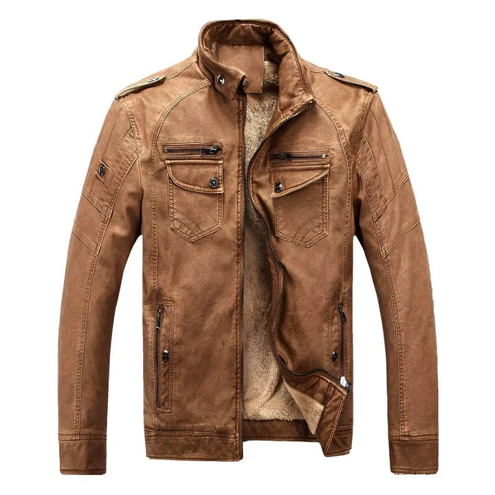 Darren | Men's Slim-Fit Biker Jacket