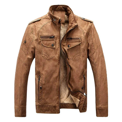 Darren | Men's Slim-Fit Biker Jacket