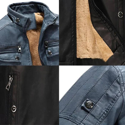 Darren | Men's Slim-Fit Biker Jacket