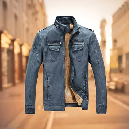 Darren | Men's Slim-Fit Biker Jacket