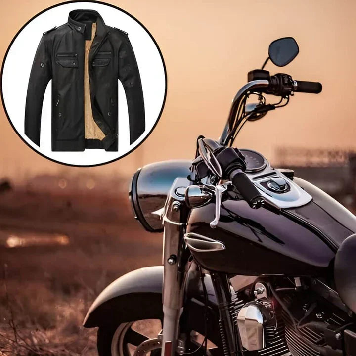 Darren | Men's Slim-Fit Biker Jacket